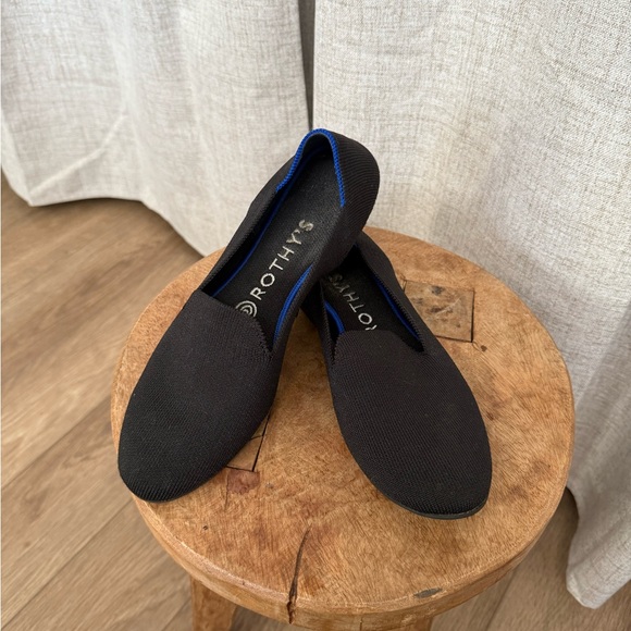 Rothy's Black Loafers - Size 7.5 - Picture 1 of 4